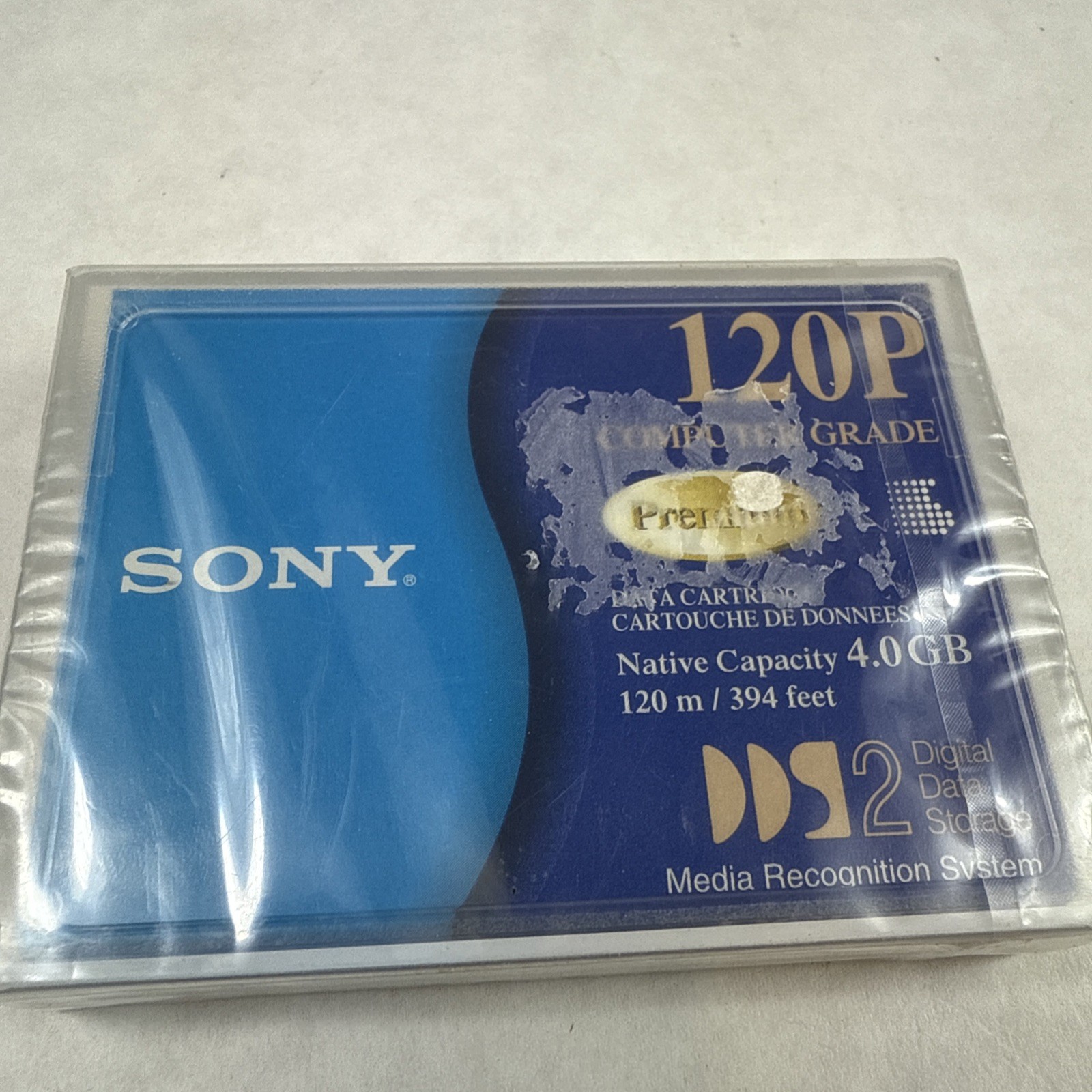 Sony 120P Computer Grade Data Cartridge Tape 4.0 GB Sealed