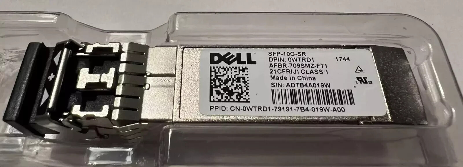 1 Genuine 10G Dell GP-10GSFP-1S WTRD1 0WTRD1 SFP-10G-SR AFBR-709SMZ-FT1 module