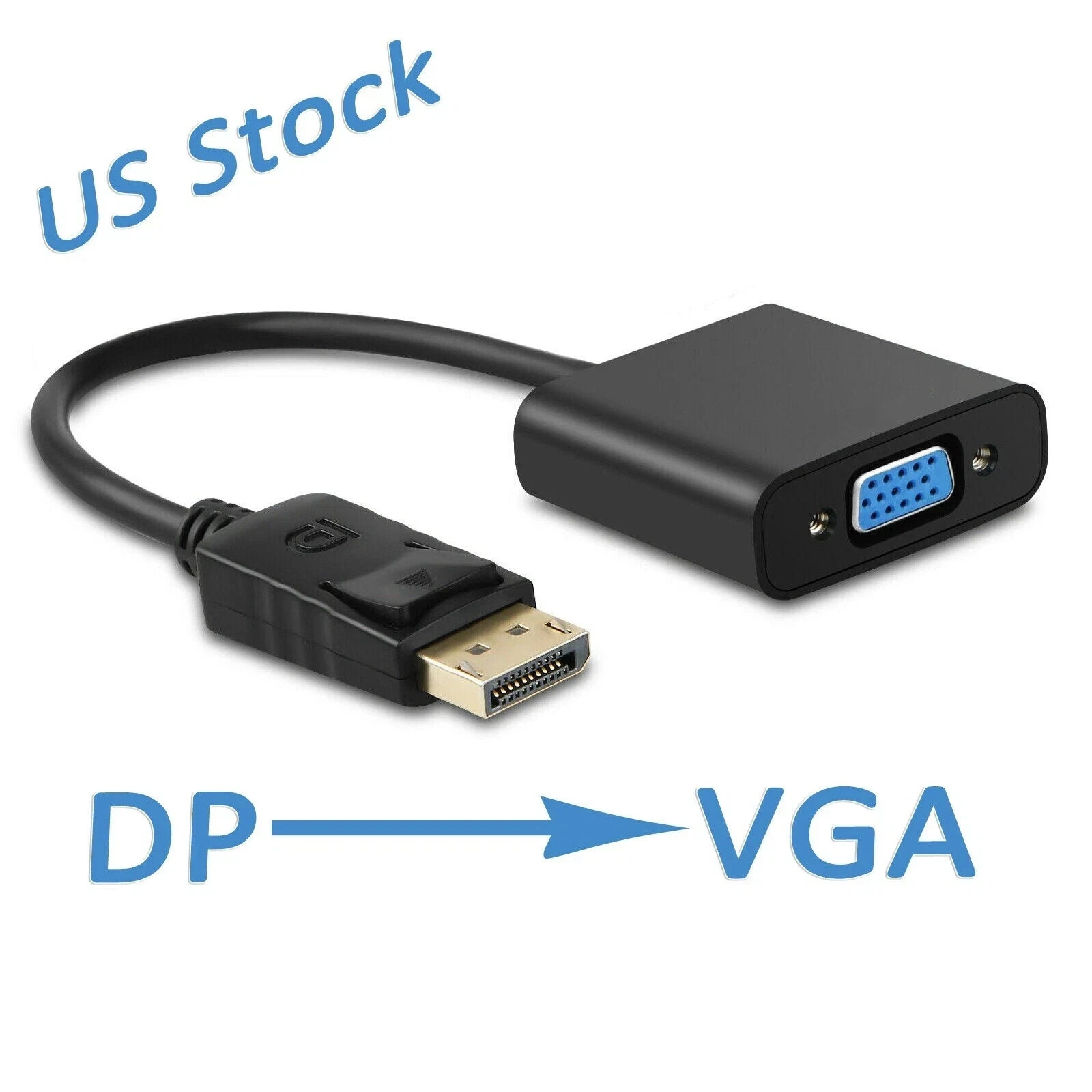Display port DP Male To VGA Female Adapter Display Port Cable Converter