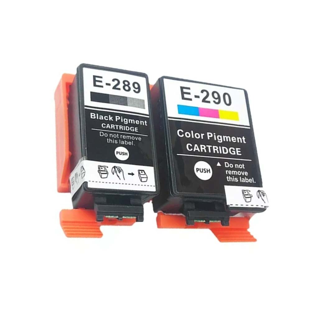 1Set PigmentInk Cartridges E-289 E-290 F For EC-C110 PX-S05B PX-S06W WF-100W