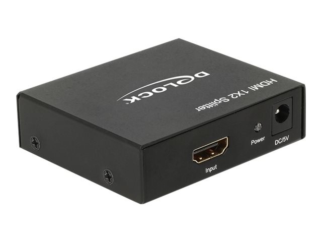 Delock HDMI Splitter 1 x in > 2 out 4K Video/Audio Splitter 2 Cable 87701