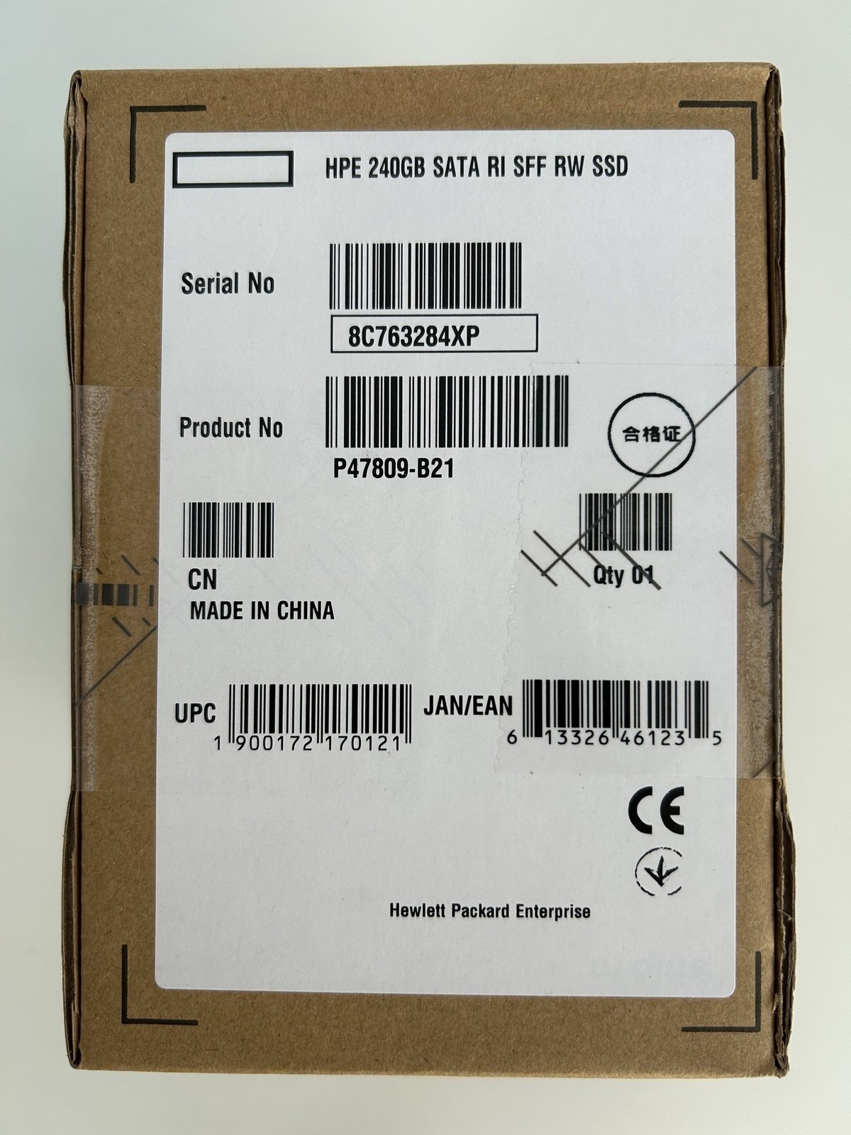 FOR HPE P47809-B21 P48230-001 240GB SATA 6G RI SFF RW 2.5" SSD NEW