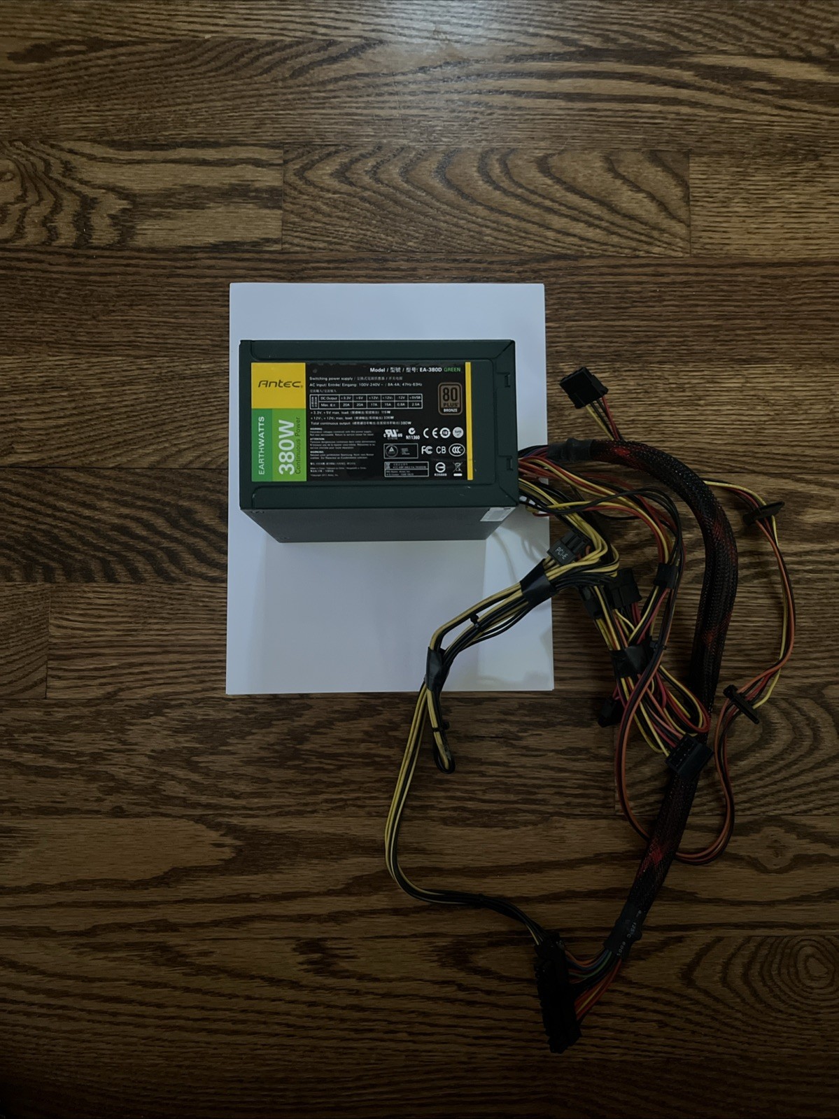 Antec EarthWatts EA-380D Green 380 Watt 80 PLUS BRONZE Power Supply