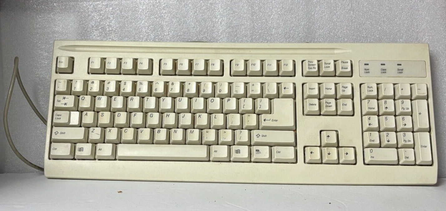 Mitsumi Electronics KFKEA4XT Wired Keyboard | USED, Untested
