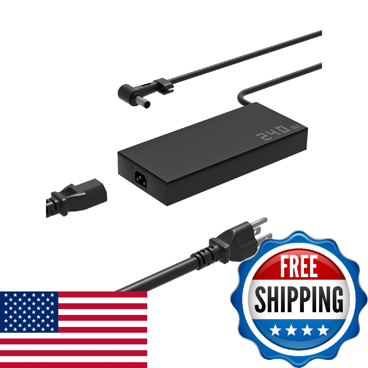 Powerportnerlink 240W Charger Compatible Asus Tuf F17 F16 F15 A17 A15 Vivobook