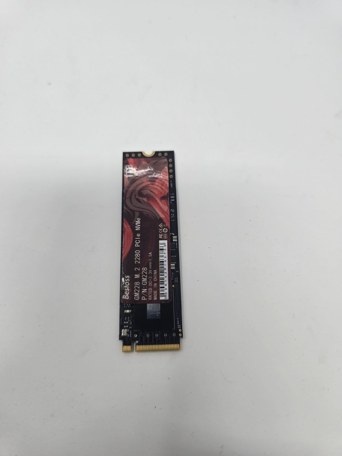 BLACK/RED - BESTOSS GM228 1TB M.2 2280 NVME PCIE SSD