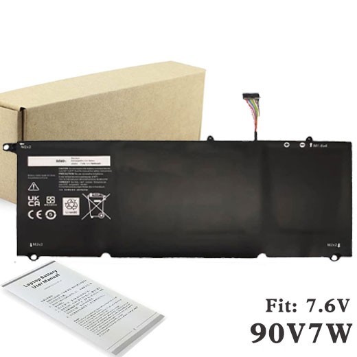 90V7W Battery For Dell XPS 13 9350 XPS 13 9343 series JD25G 0DRRP 9OV7W 56WH 