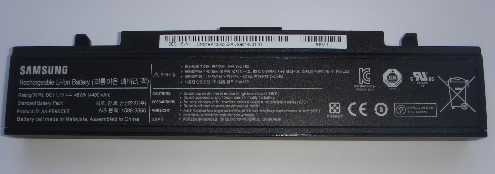 Genuine Samsung AA-PB9NC6B Battery For P210 P460 P560 Q210 Q310