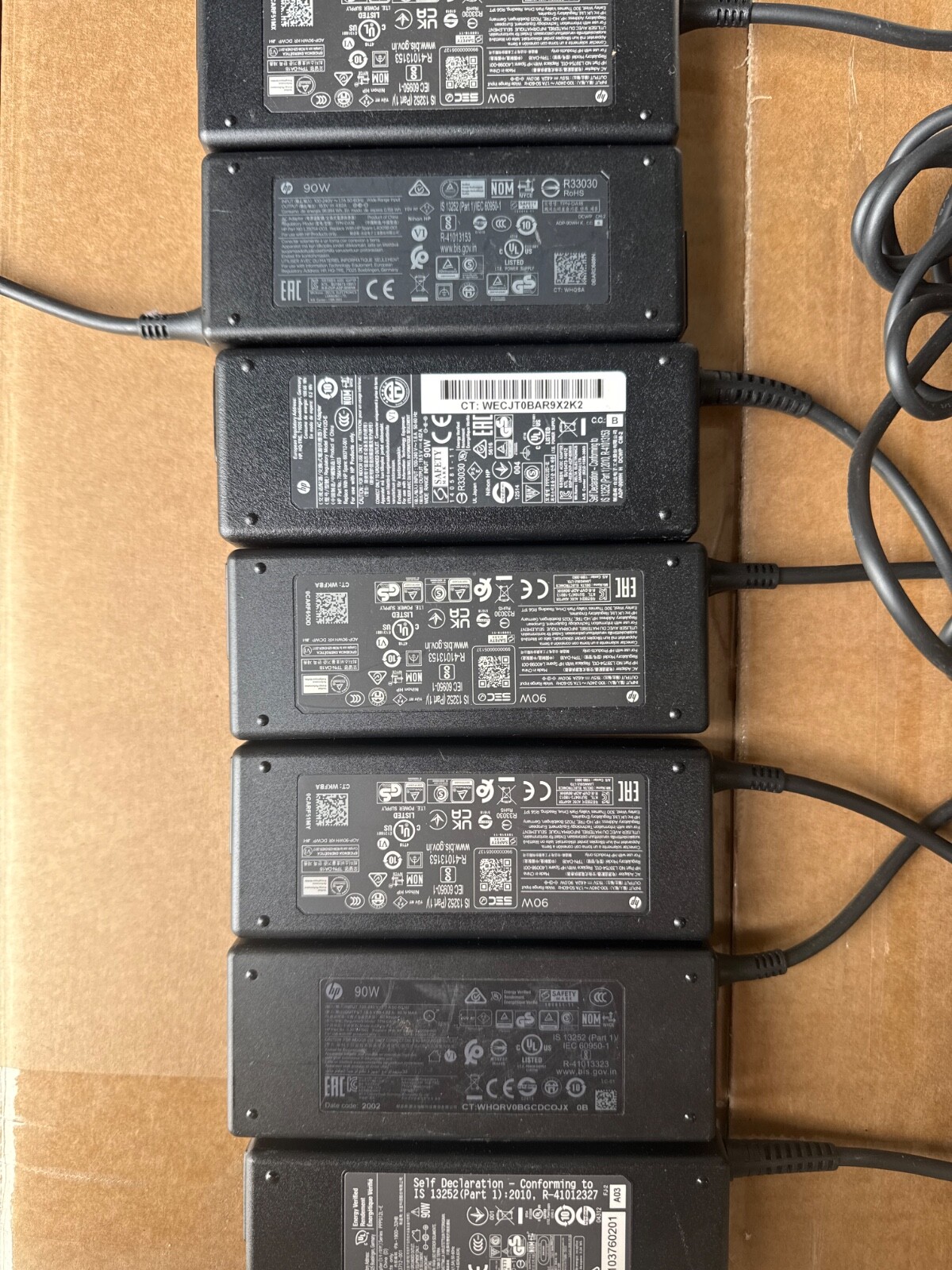 Genuine HP Model TPN-DA18 AC Adapter 19.5V 4.62A 90W Black 