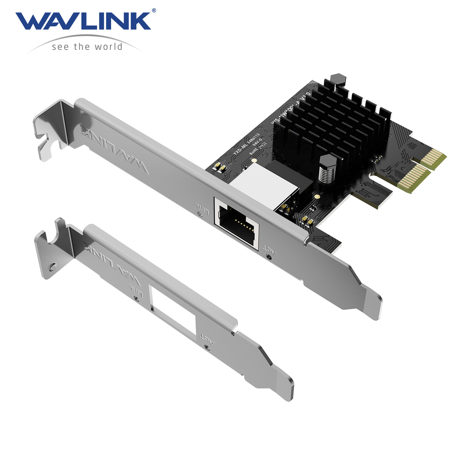 10/5G/2.5G/1G Mbps Base-T PCIe Network Card PCI to RJ45 Express Ethernet Adapter