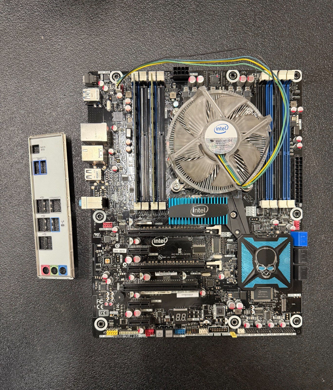 Intel Extreme DX79TO Board LGA 2011 w/CPU, Heatsink, Fan, IO Shield, & 8GB