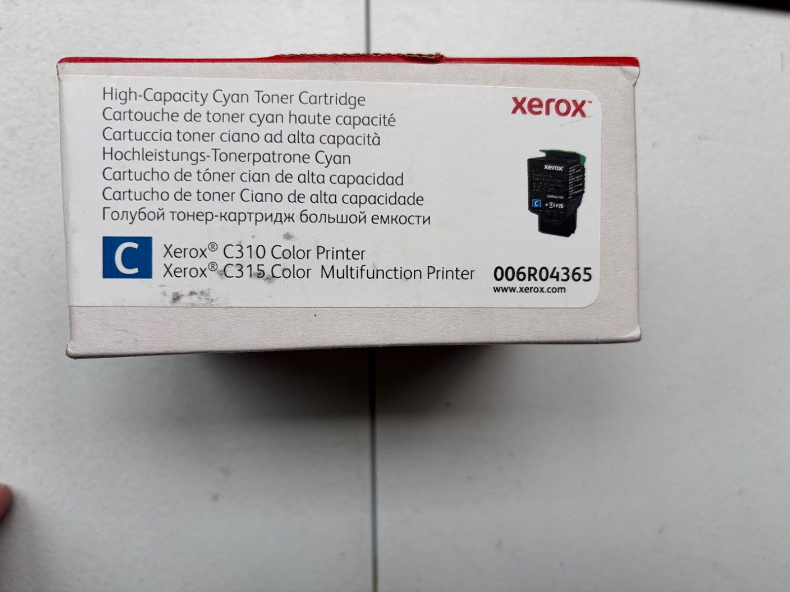 Xerox Standard Yield Toner Cartridge Cyan - 006R04365