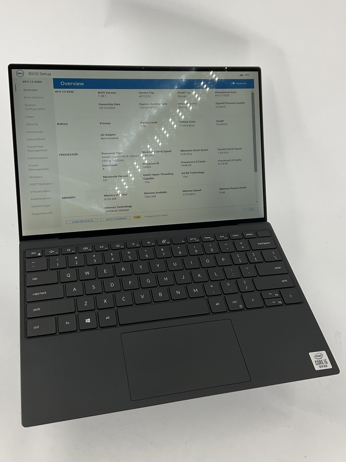Dell XPS 13 9300 13.4" Touch Core i5-1035G1 512GB 8GB B Win 11 Pro