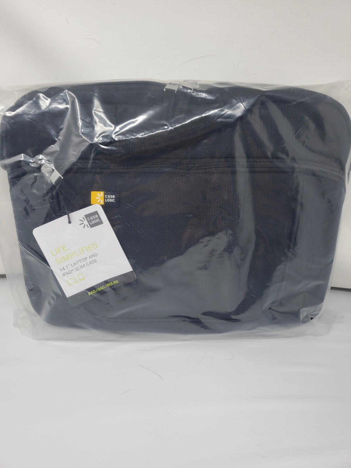 Case Logic Advantage 14.1" Laptop iPad Case Bag  (Black) Attaché AUA314 NEW