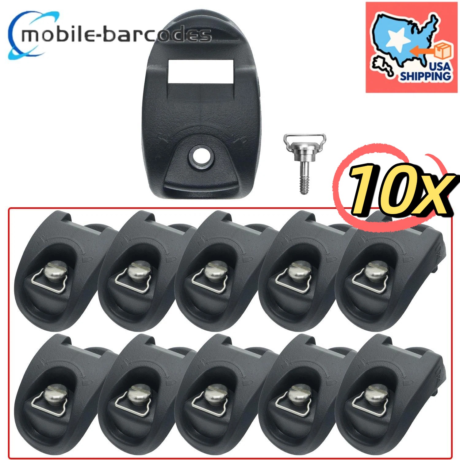 10pcs New Battery Door Cover Replacement For Honeywell Xenon 1902-GSR 1902-GHD