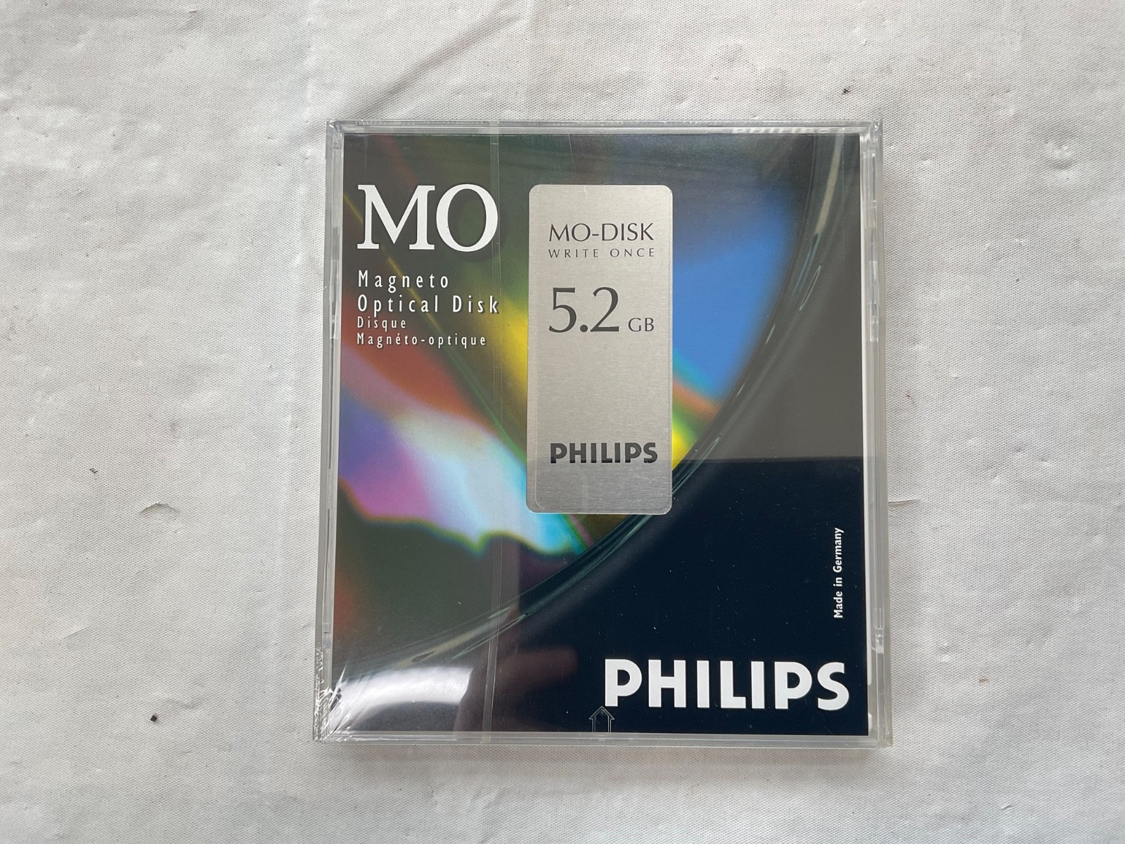 🌟Philips Magneto Optical Disc, MO-Disk, 5.25" 130mm 5.2 GB WORM Sealed