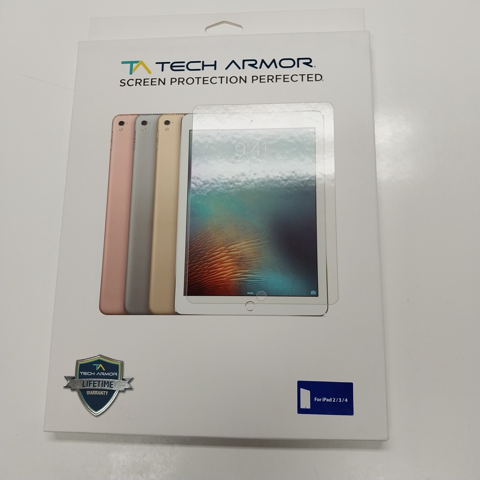 TA Tech Armor Tempered Ballistic Glass Screen Protector for iPad 2/3/4 Tru Touch