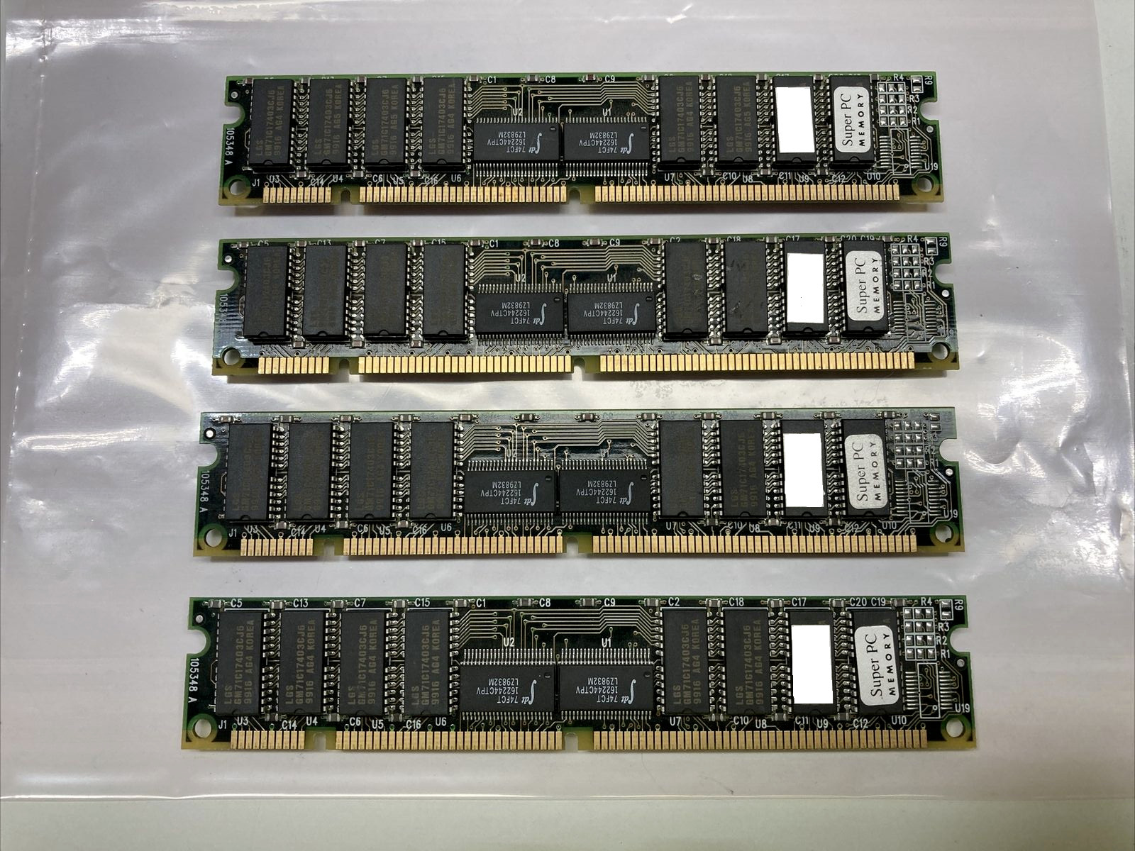 4x 32MB 128mb 168-Pin EDO 5v RAM DIMM Memory Apple Powr Macintosh 8500 8600 9600