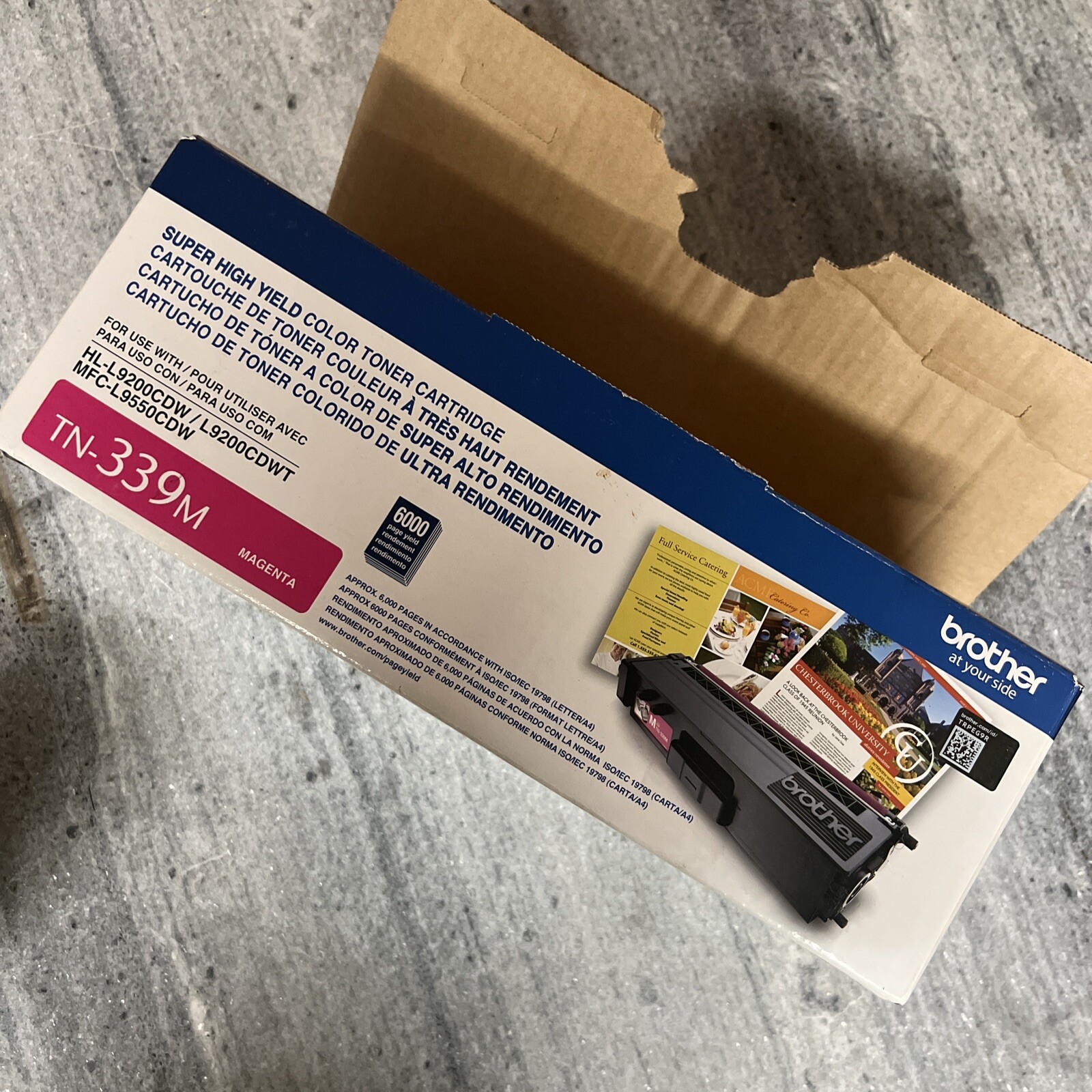NEW Genuine Brother TN-339M Magenta Super High Yield Toner Cartridge HL-L9200CDW