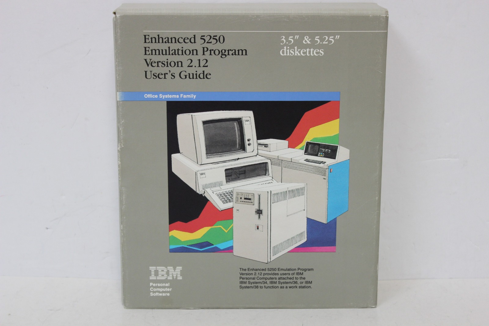 IBM ENHANCED 5250 EMULATION PROGRAM VERSION 2.12 USER'S GUIDE 3.5 & 5.25 DISKS