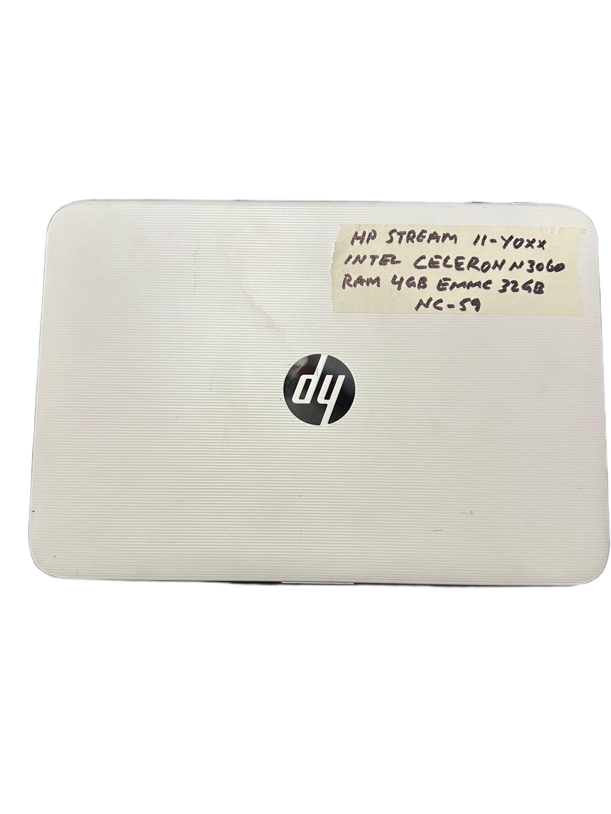 HP Stream 11-y0xx 11.6" Laptop Intel Celeron N3060 4GB RAM 32GB eMMC