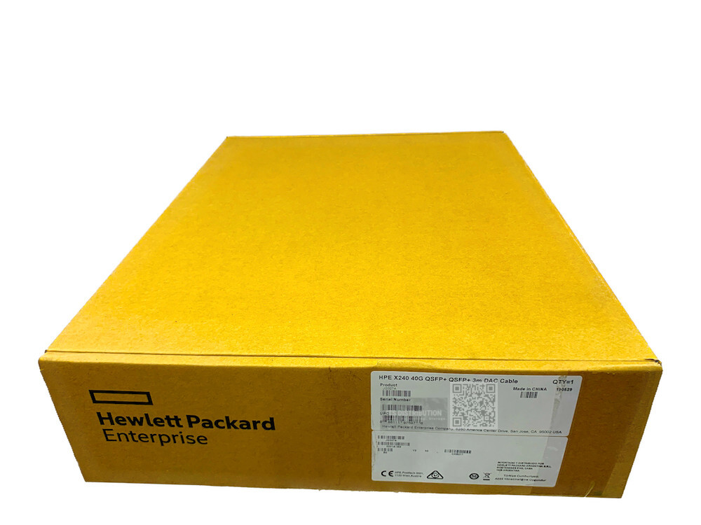 JG327A I Genuine New Sealed HP Network Cable 9.84 ft - 1 x Male QSFP