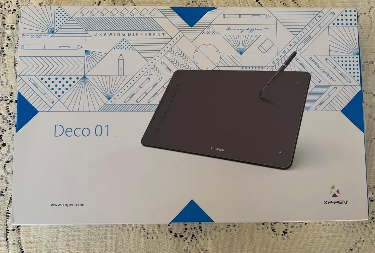 Deco  01 V2 XP-PEN Tablet 10" x 6.25 Inch Drawing Tablet 8192 Levels