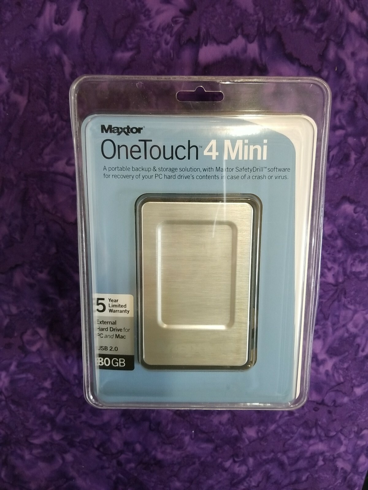 Maxtor OneTouch 4 Mini 80 GB 2.5" USB 2.0 Portable Hard Drive