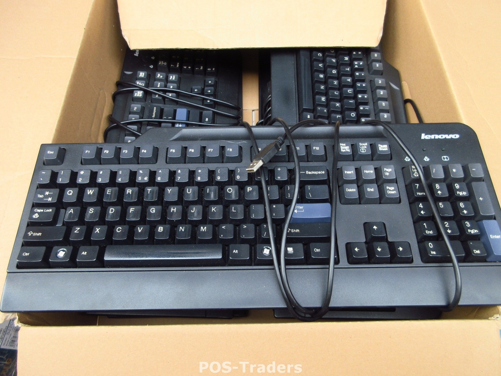 Lenovo SK-8825 keyboard QWERTY USB black EN USA TOETSENBORD