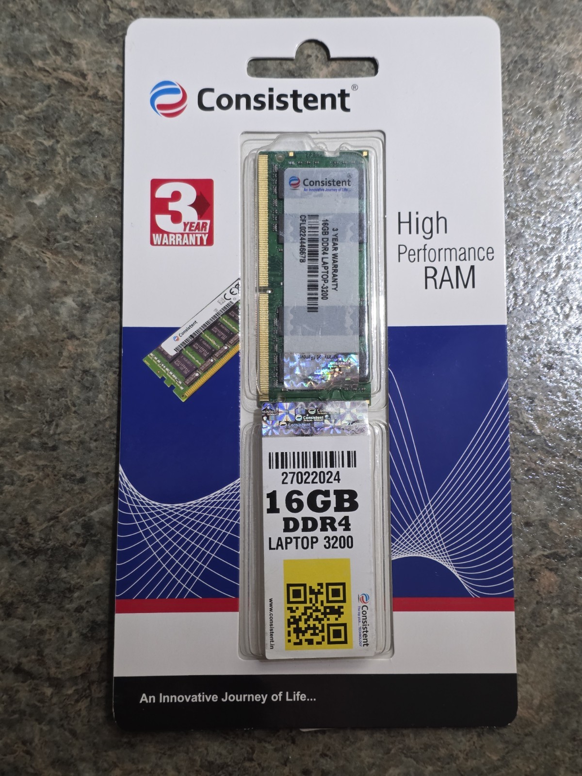 Consistent 16GB DDR4 High Performance Laptop 3200 RAM 