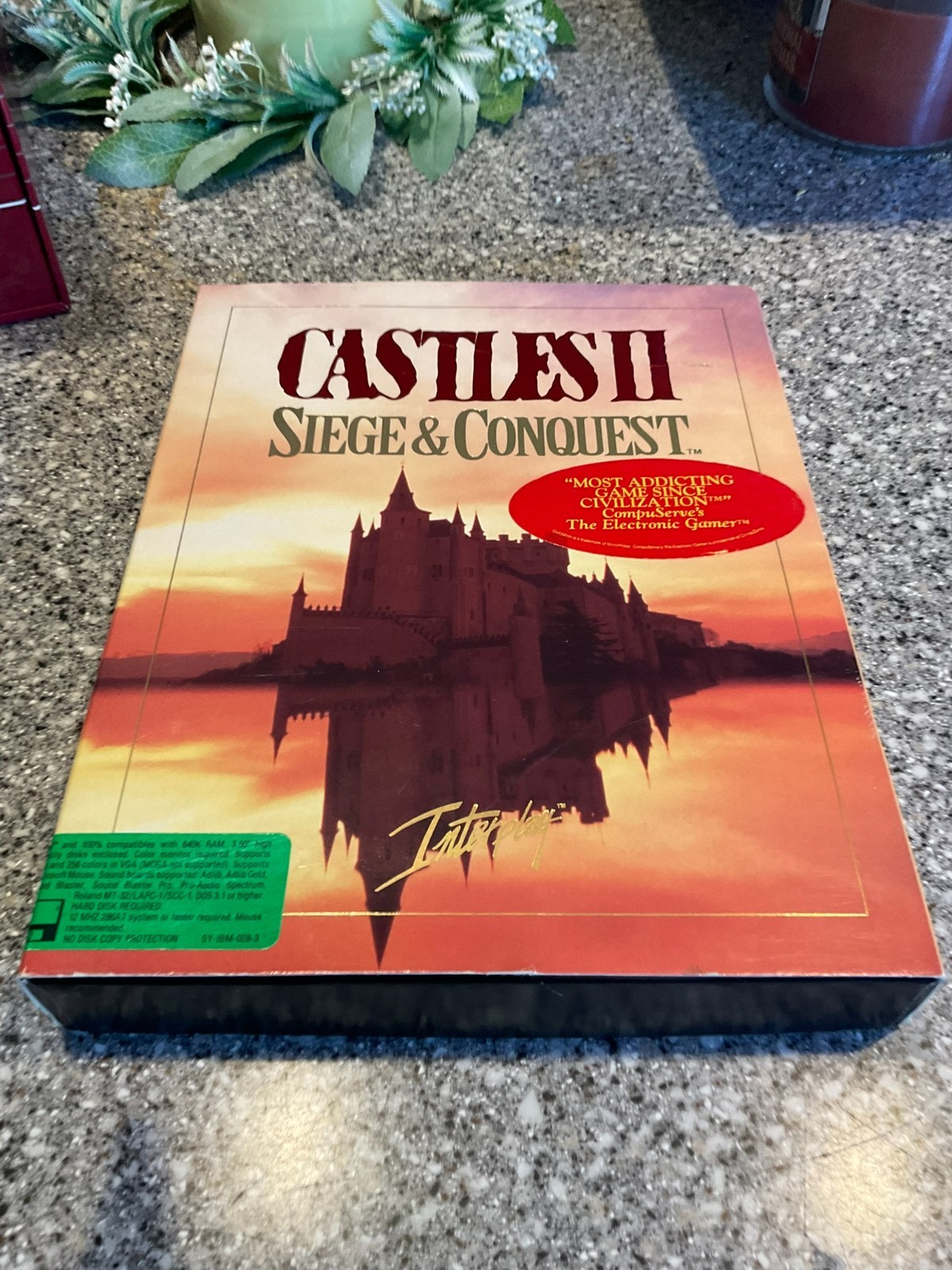 Interplay Castles II Seige and Conquest Game for PC on 3.5" Disks