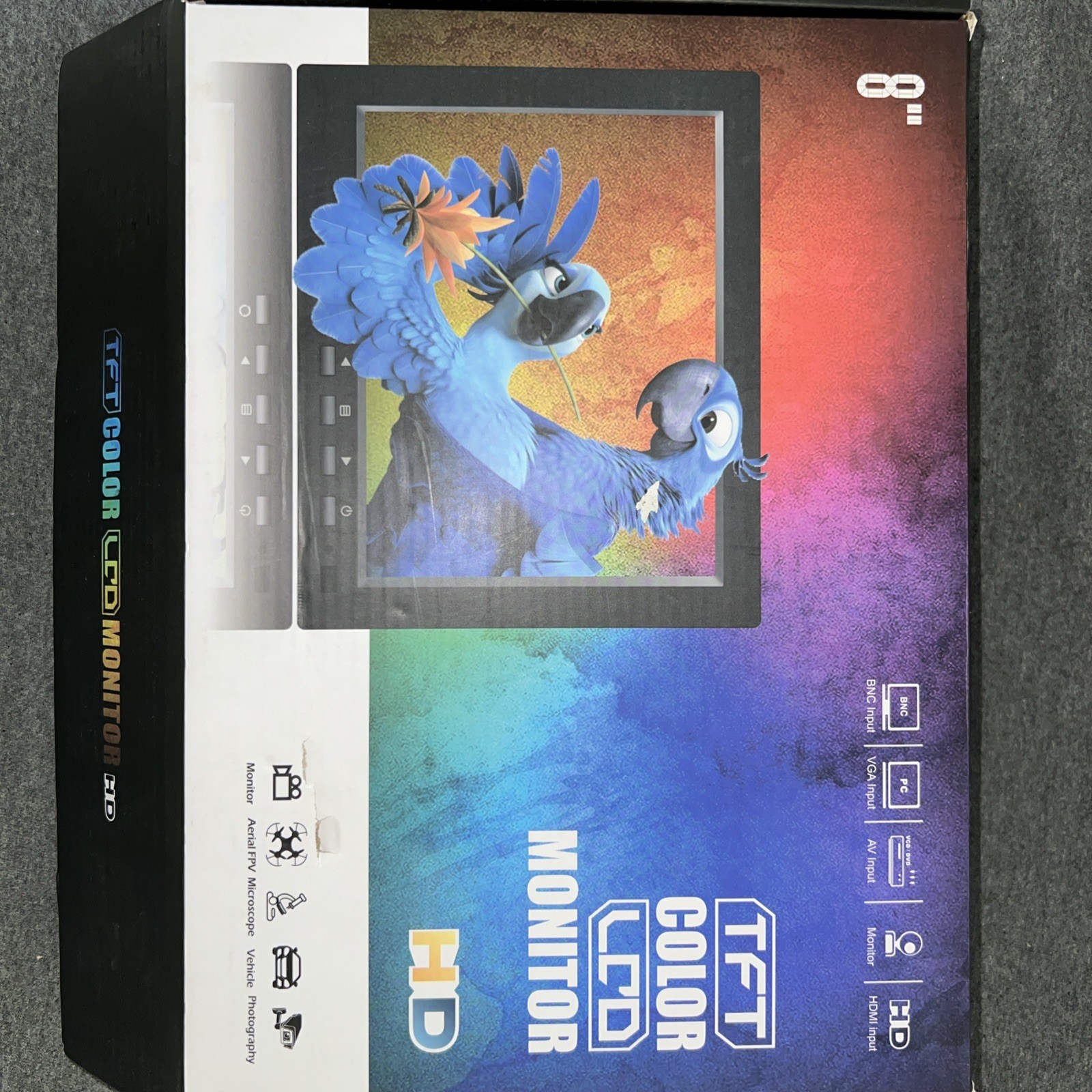 8” TFT monitor model H8008