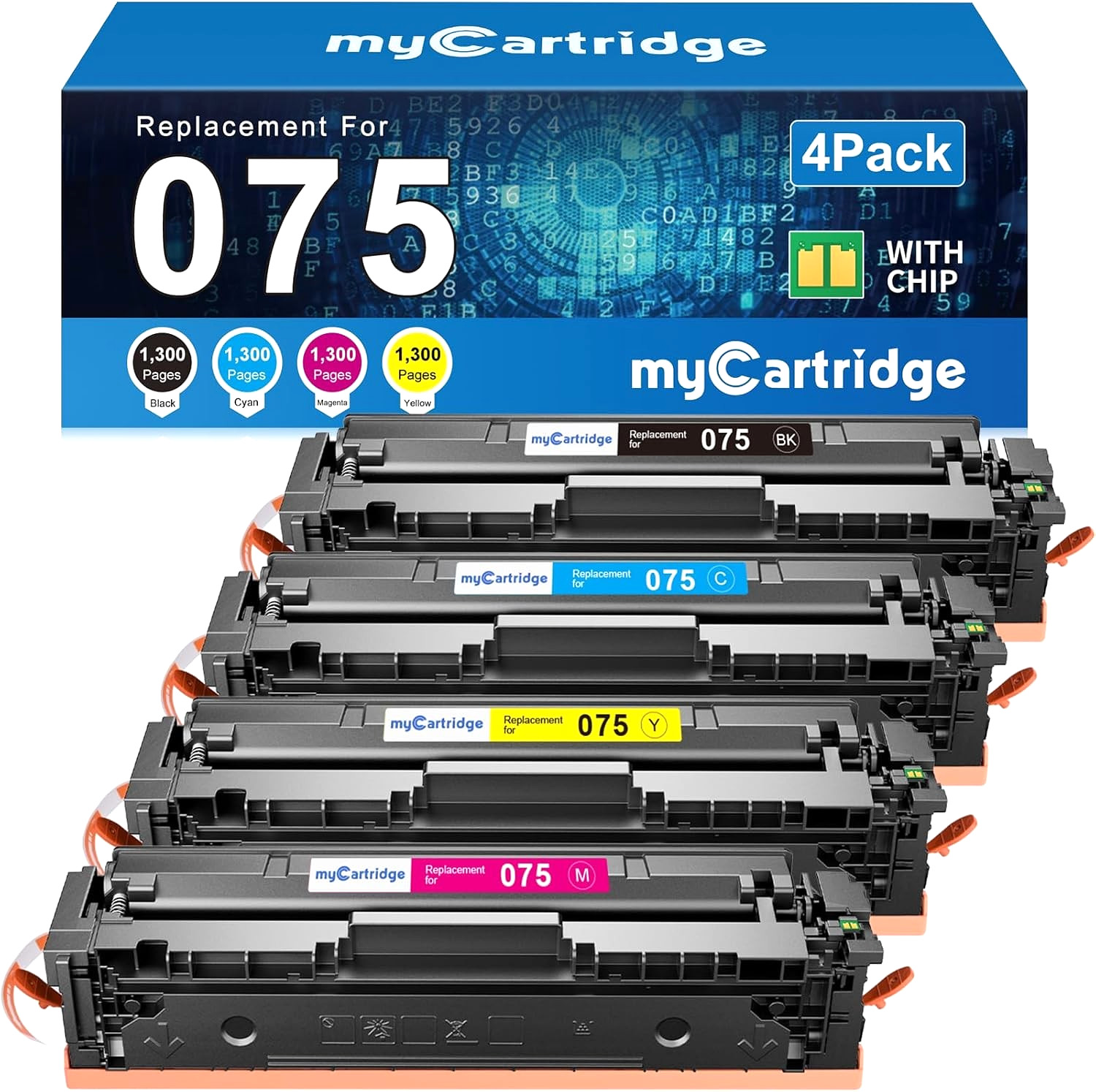075 Toner Cartridge for Canon Color imageCLASS MF665Cdw, MF663Cdw, LBP646Cdw