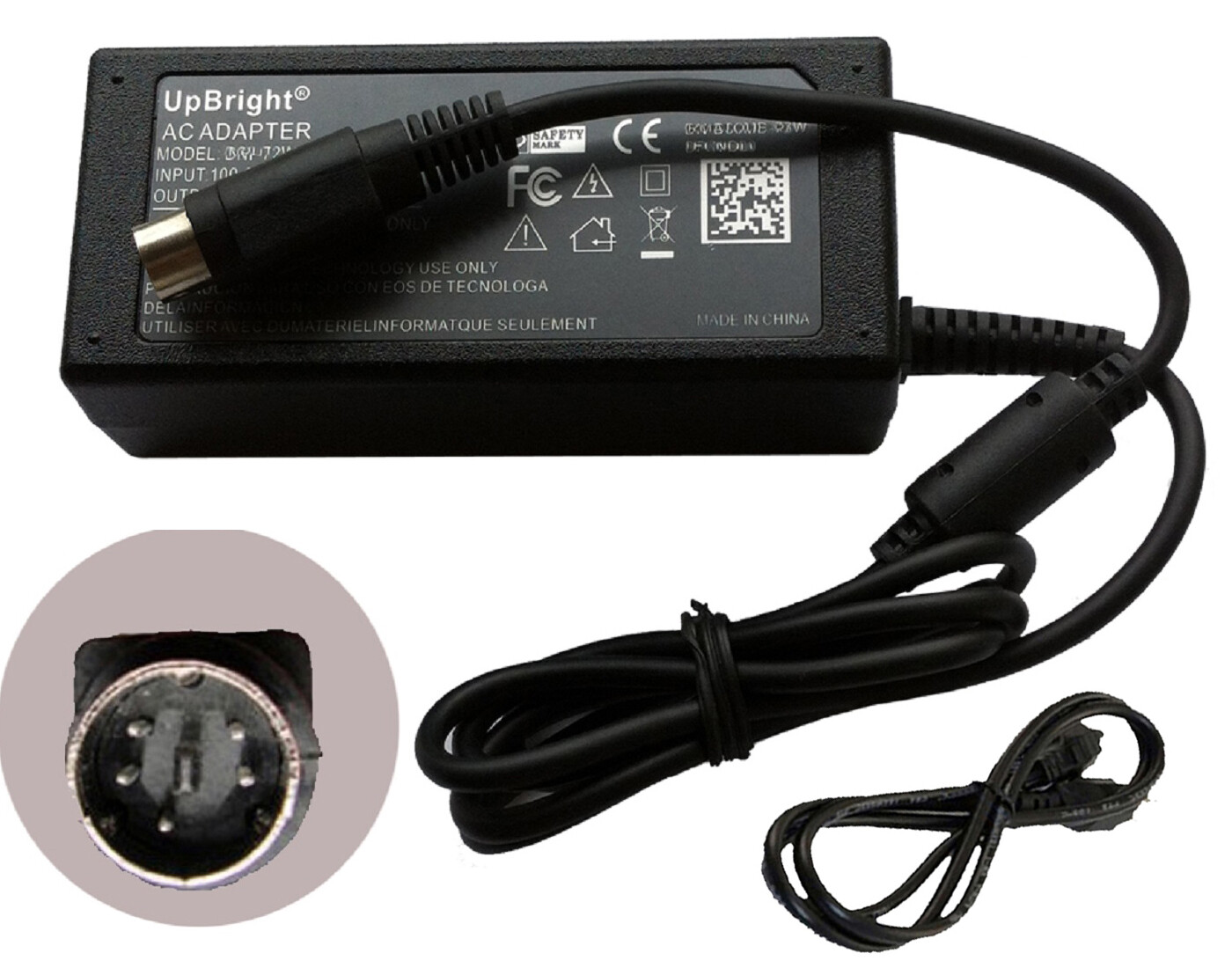 AC/DC Adapter For Magicspin IDVD16DDBE DVDRW 1016UI IDVD16DD 16x DVD+CD/RW Drive