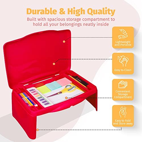 RED - GENERIC AEROLIFE FOLDING LAP DESK