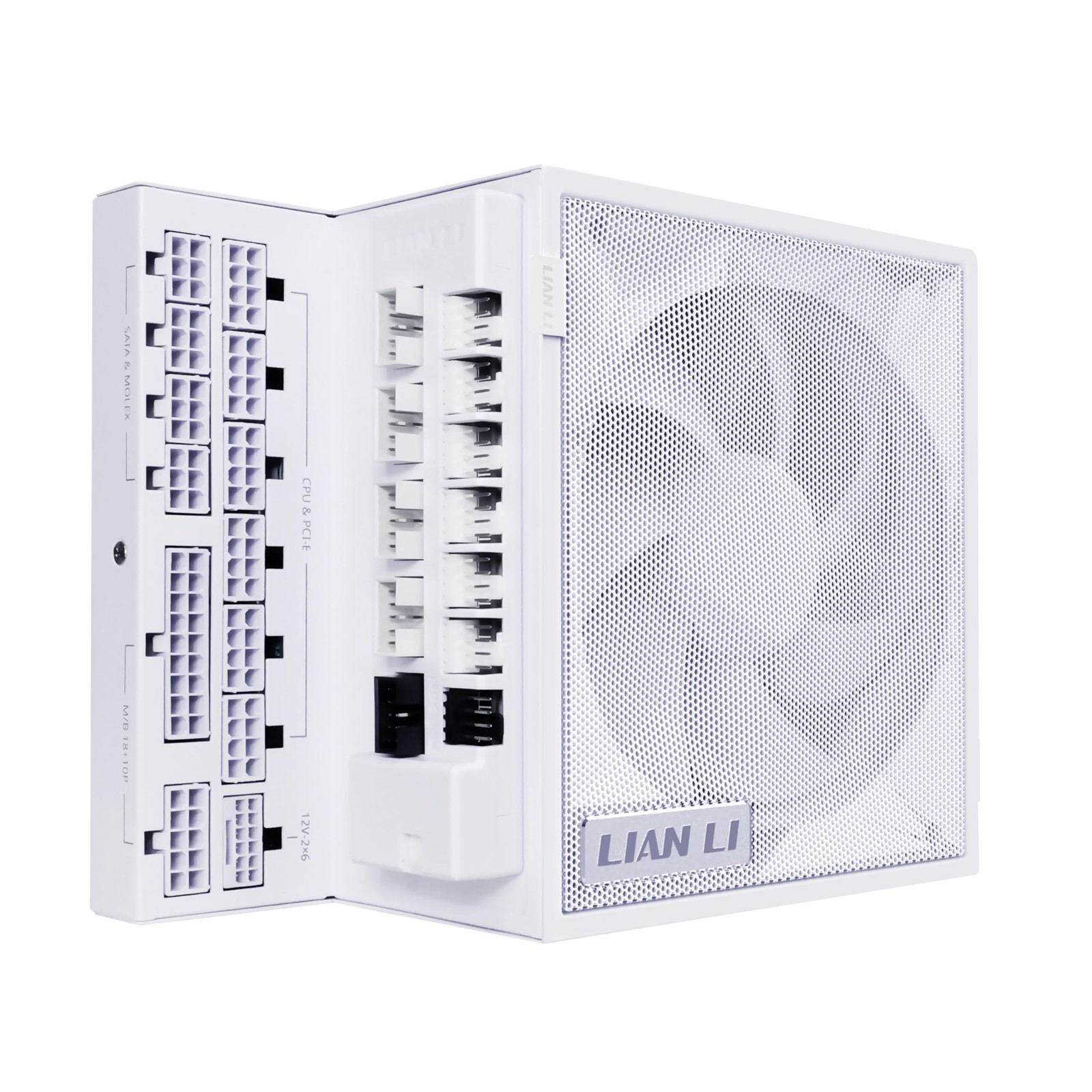 LIAN LI Edge Gold 1000W ATX 3.1 PSU, 80 Plus Gold, White (EG1000G.WH)