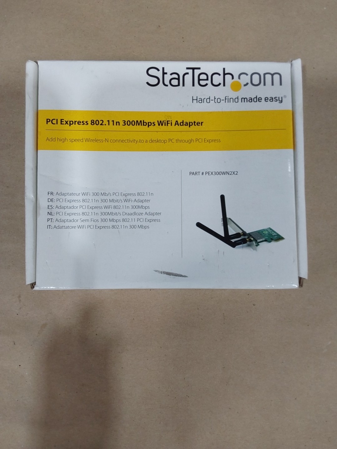 StarTech PCI Express 802.11n 300Mbps WiFi Adapter