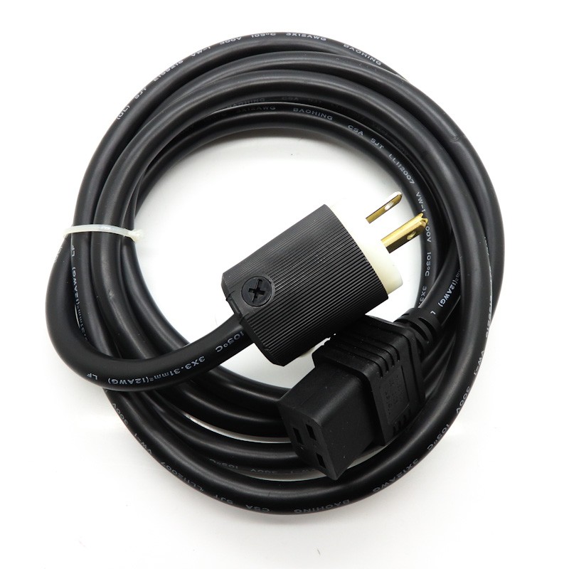 ABB 8FT NEMA 5-15P to IEC 320-C19 AC Power Cord CC848850792 GE 16kZ38