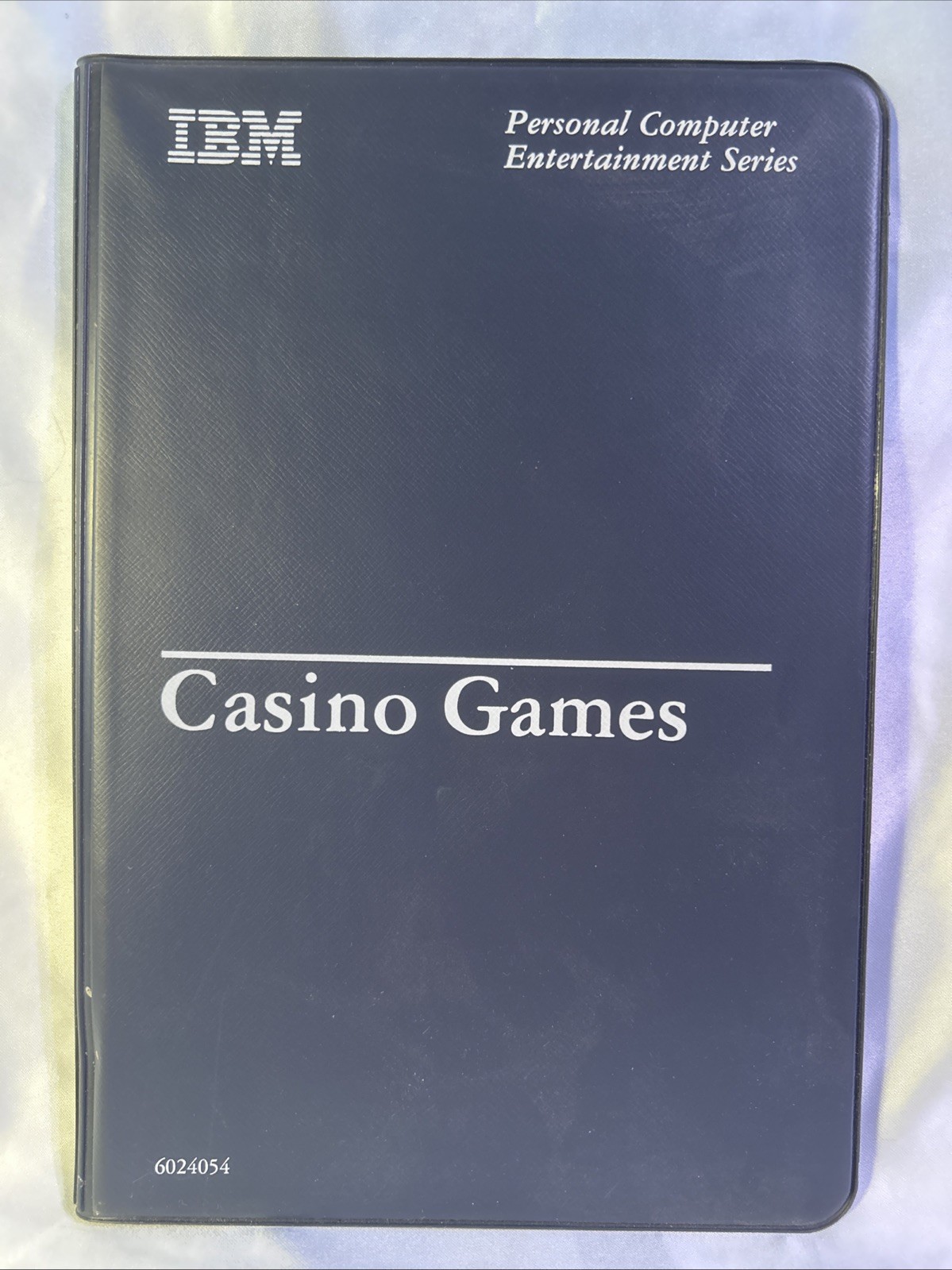 IBM Personal Computer Entertainment Series CASINO Games 5.25 Disk Vintage v1.05
