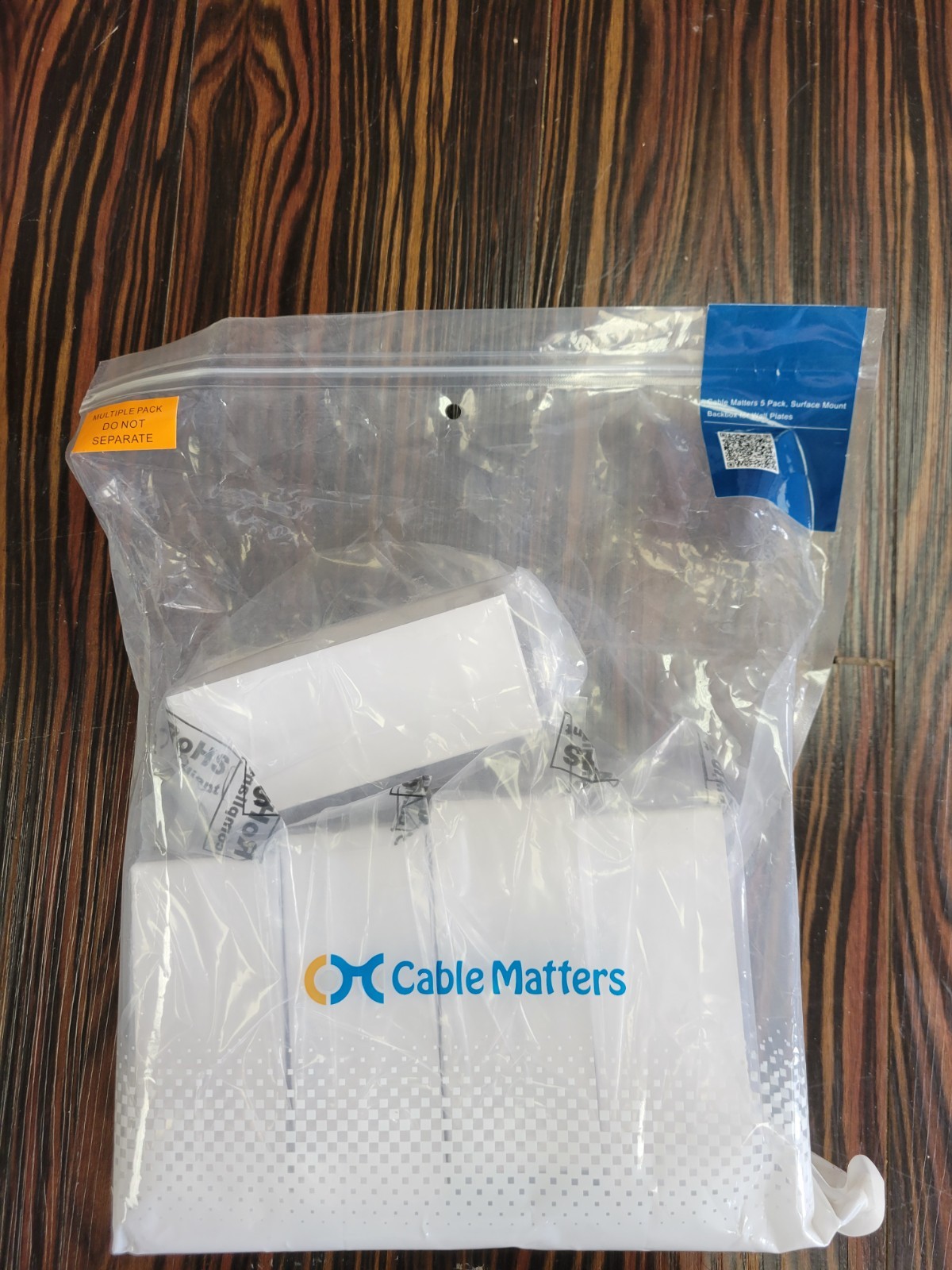 Surface Mount Backbox for Wall Plates 5 pack Low voltage wiring IoT