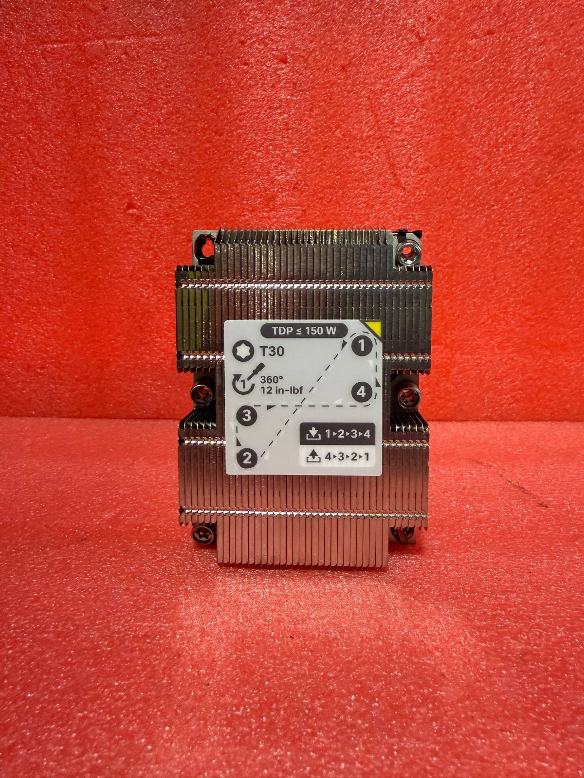 Cisco UCS C220 M5 Server CPU Cooling Heatsink P/N: 74-115410-01