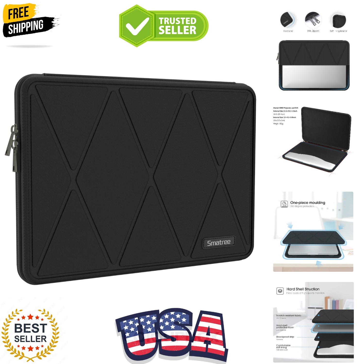 Hard Laptop Case for 14 inch ASUS Zenbook 14 UX3405CA, 14 inch Zenbook DUO UX...