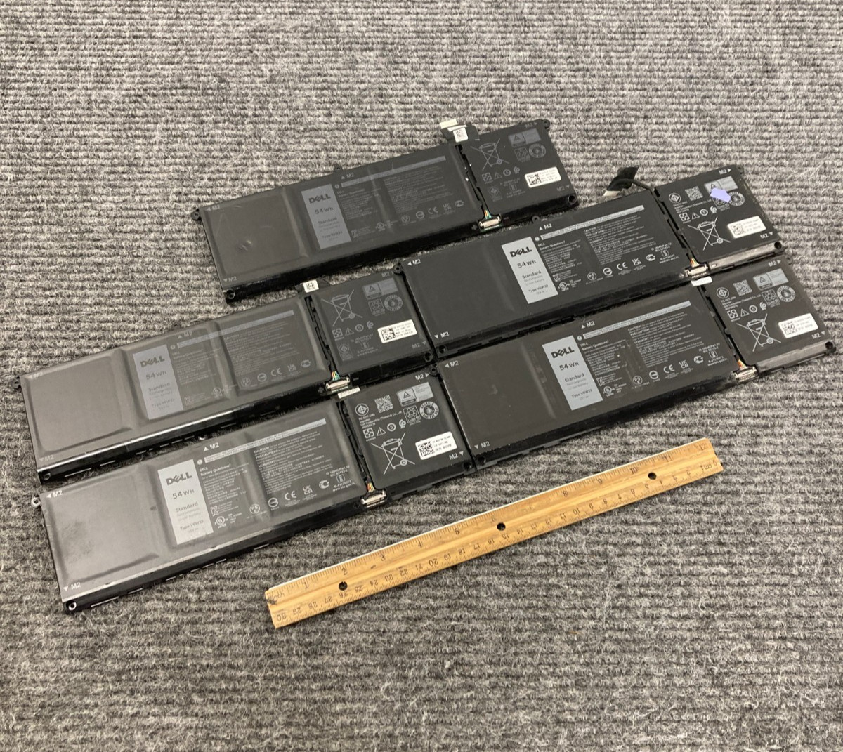 Lot of 5 Dell V6W33 54Wh 3420mAh Original Laptop Batteries For Latitude