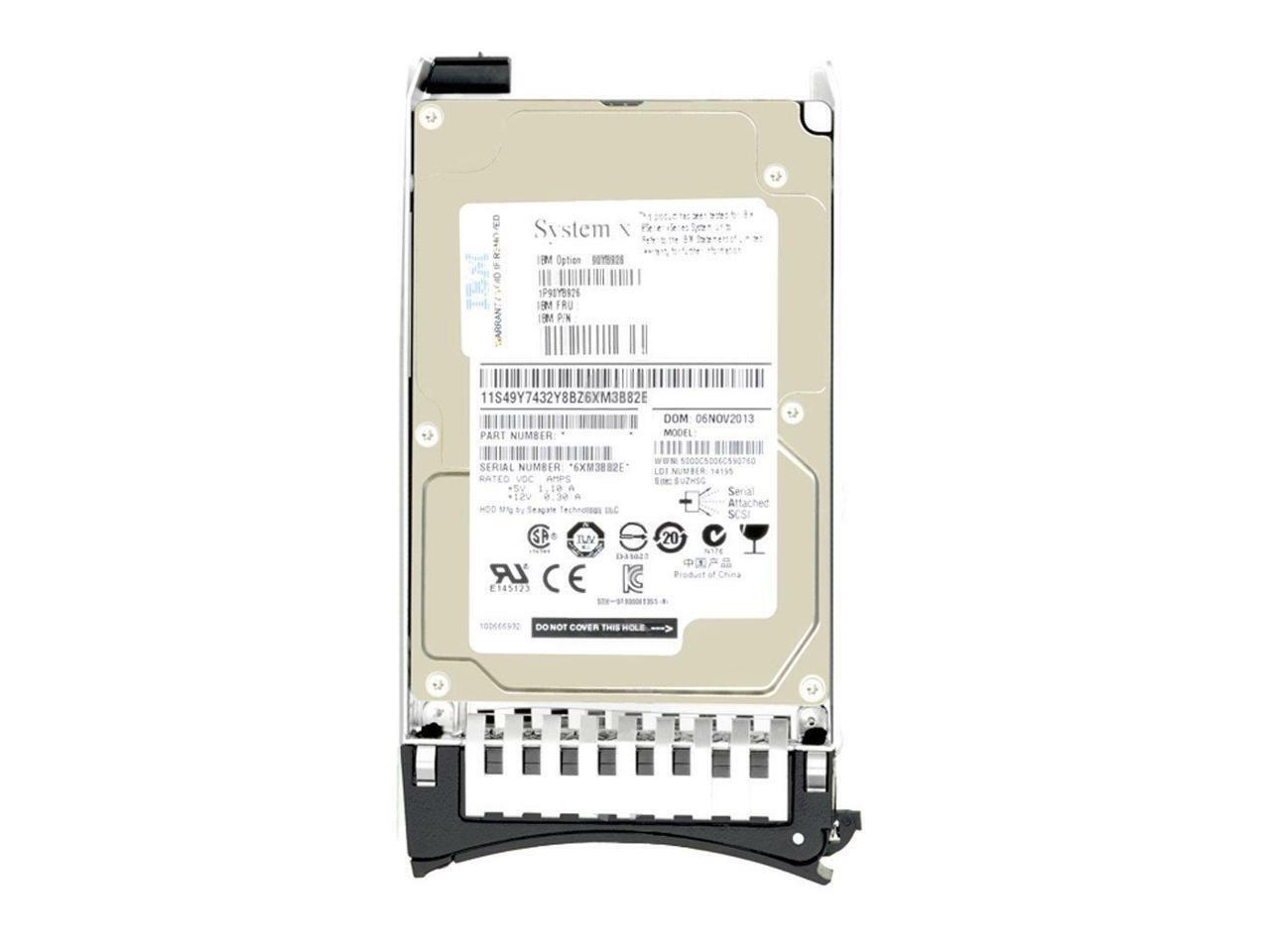 81Y9670 81Y9671 81Y3812 IBM 300GB 15K 6G SFF 2.5" SAS HOT SWAP HDD HARD DRIVE