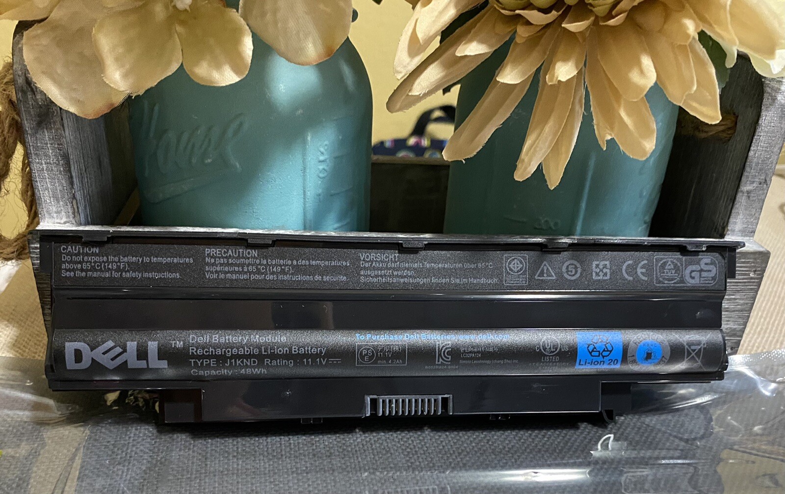 Dell Genuine Inspiron 13R J1KND 312-1205, 312-0233, 312-0234 Laptop Battery New