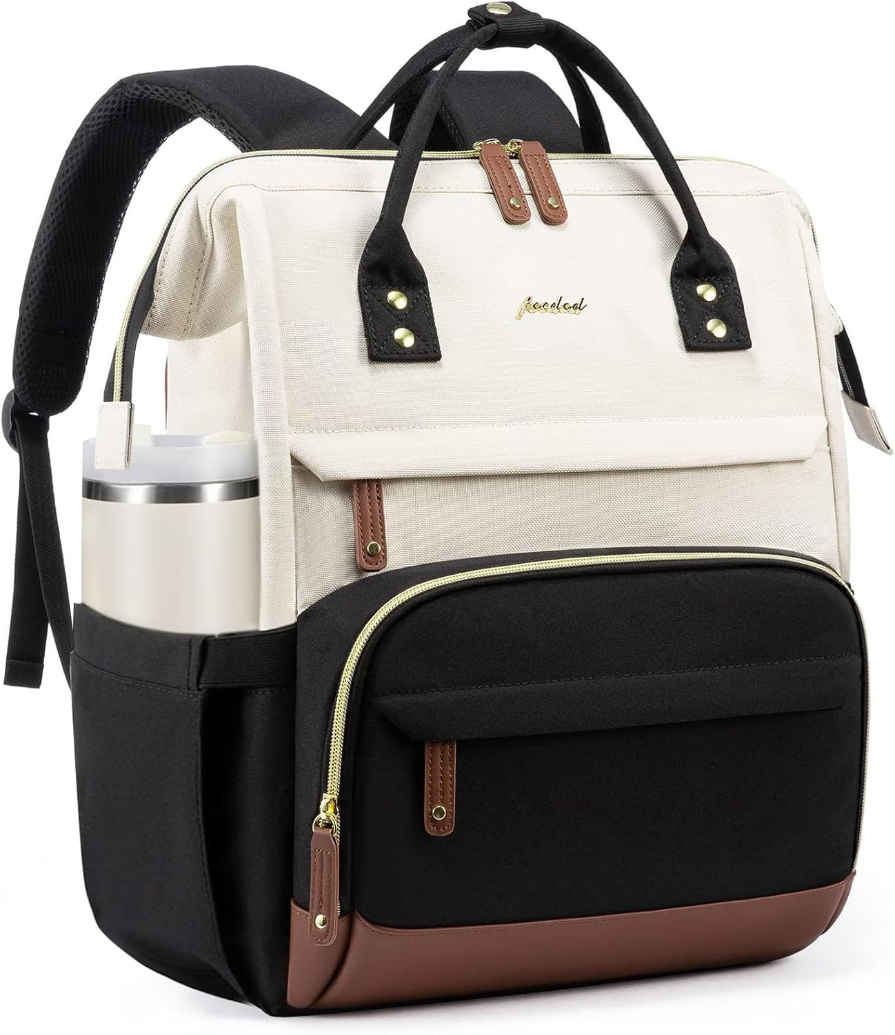 Laptop Backpack for Women Work Bag: 15.6'' Travel Daypack with Computer Bag