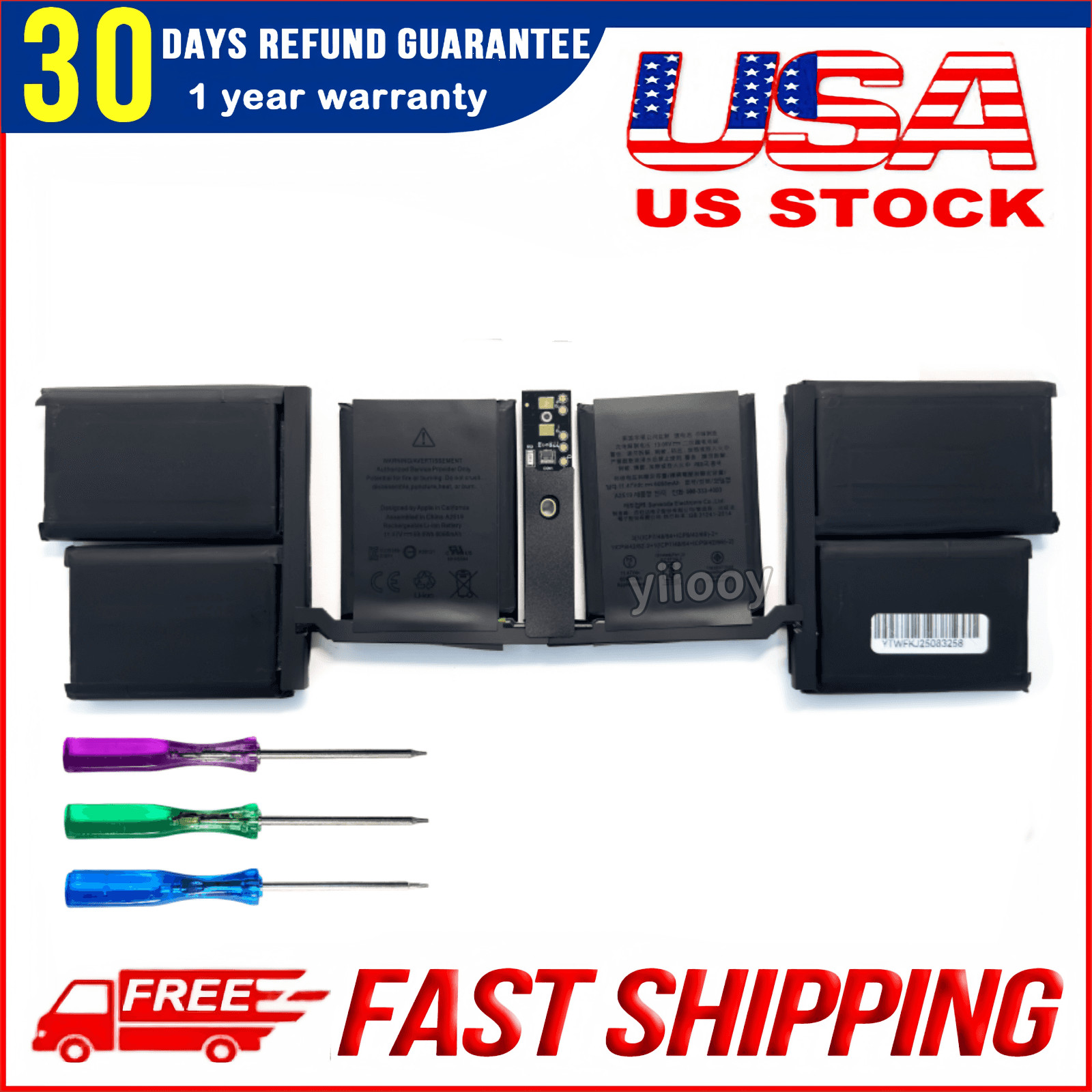 New Genuine OEM A2519 Battery for Apple MacBook Pro 14" A2442 2021 M1 Pro chip