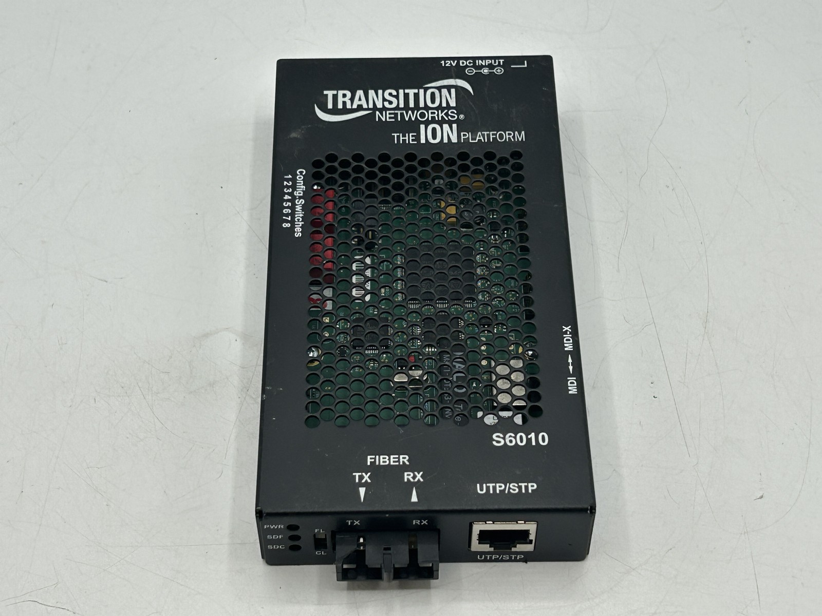 Transition Network Media Converter - S6010-1014 NO POWER SUPPLY
