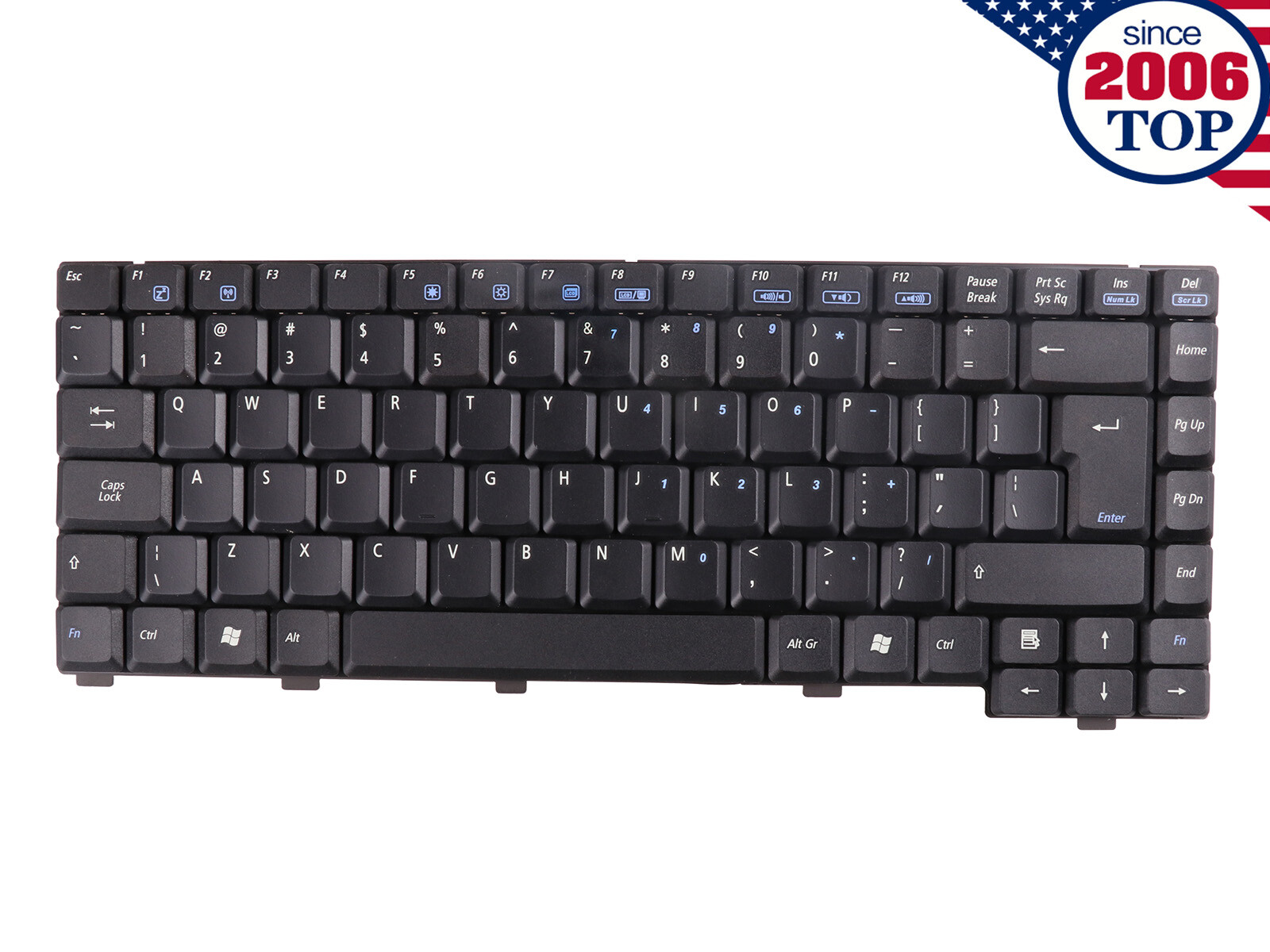 New Laptop Keyboard for ASUS A3A A3E A3H A3V A4 A7 A7V A6 GA A6J R20