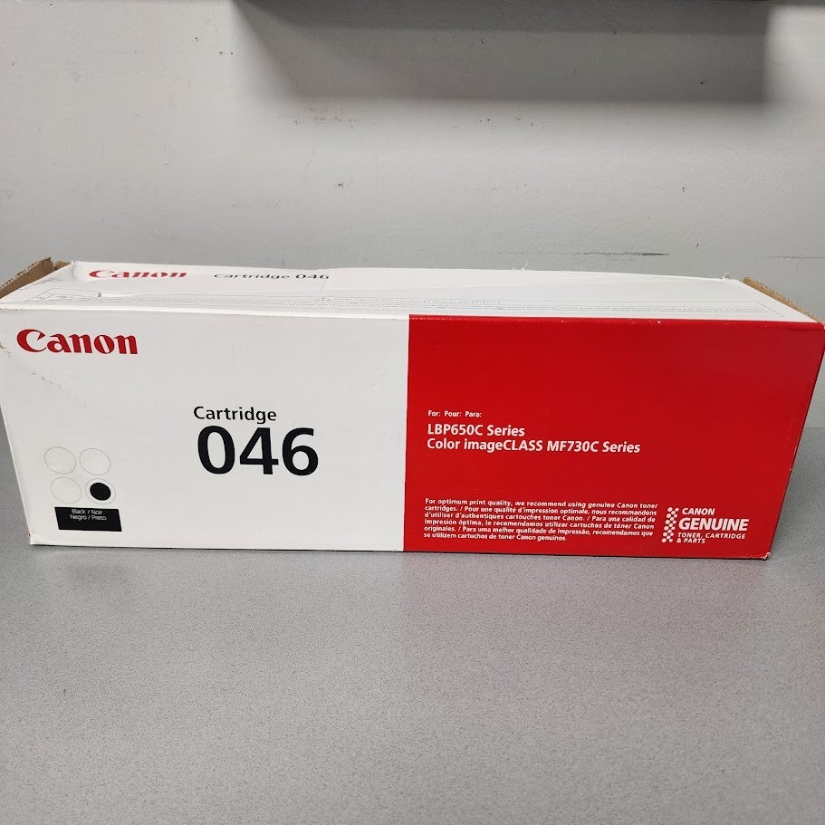 Canon 046 Black Toner Cartridge – Sealed OEM